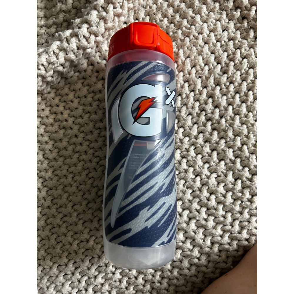 Gatorade Gx Dallas Cowboys NFL Squeeze Water Bottle 30oz Navy Grey Tiger Stripe